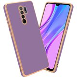 Cadorabo Ohišje, združljiv s Xiaomi v sijajnem vijoličnem - zlatu - zaščitni pokrov iz fleksibilnega silikona TPU in z zaščito pred kamero, (20596445) | Shoptok.si