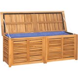  Vrtna kutija za pohranu s vrećom 150x50x55 cm masivna tikovina | Eponuda.com