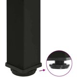 vidaXL Noge za mizo za kavo 4 kosi črna 30-32 cm jeklo | Shoptok.si