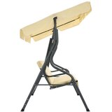 vidaXL Vrtna ljuljačka krem bijela 170 x 110 x 153 cm | shoptok.hr