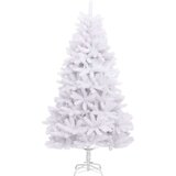  Umetna novoletna jelka s stojalom bela 300 cm | Shoptok.si