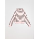 Sinsay Oversize dukserica s pamukom na pruge | shoptok.hr