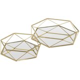 Casa Selección Kovinski dekorativni pladnji v kompletu 2 ks ø 25 cm – | Shoptok.si