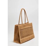 Marisse Beige Beach Bag | Shoptok.si