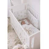 Freeon komplet 3u1: dječji krevetić Ava s madracem i 6-djelnom posteljinom Zeko u cvijeću 87066 | shoptok.hr