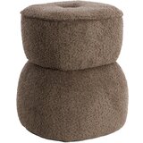 Light & Living Rjav tabure iz tkanine bouclé Leyla – | Shoptok.si