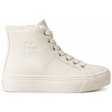 Calvin Klein Jeans Visoke superge HW0HW03234YBJ Bela Cene