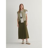 Reserved rebrasto midi krilo - zelena Cene
