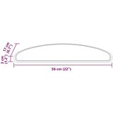 vidaXL Samoljepljivi stepenasti ulošci 15 pcs Crvena 56 x 17 x 3 cm | shoptok.hr
