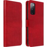 AVIZAR Etui za Samsung S20 FE, držalo za kartice in stojalo za video, serija Vintage - rdeca, (20626397) | Shoptok.si