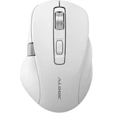 A-Logic, Ergonomska brezžična igralna miška Apex s 7 programirljivimi gumbi, Bela, (5000185055)