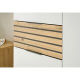 MID.YOU komoda, bela, temno siva, hrast artisan | Shoptok.si