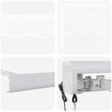 Nadstrešnica Bijelo 500 x 300 x 165 cm Poliester i aluminij | shoptok.hr
