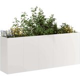 vidaXL Sadilnik 200x40x80 cm iz nerjavečega jekla | Shoptok.si