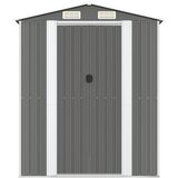  Vrtno spremište svjetlosivo 192x191x223 cm pocinčani čelik | shoptok.hr