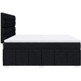  Krevet s oprugama i madracem crni 180x200 cm od tkanine | shoptok.hr