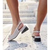Gemre Openwork block heel sandals Sajida | Shoptok.si