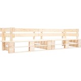 Maison Chic Vrtni kavč - Zunanji kavč dvosed iz palet naravni les, (22041914) | Shoptok.si