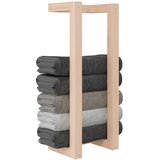  Stalak za ručnike 23 x 18 x 60 cm od masivne borovine | shoptok.hr