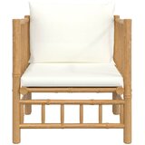 Vrtna sofa od bambusa s krem bijelim jastucima | Shoptok.si