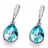 Ženske oliver weber reach turquoise mindjuše sa swarovski kristalima ( 22389.142 )