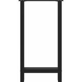  Noge za barski stol Crne 2 kom 50 x (90-91) cm Čelik | shoptok.hr