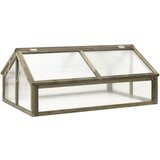  The Living Store Rastlinjak sive barve 114x80x50 cm les jelke - Rastlinjak, (21749877) Cene