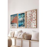WALLXPERT Ç-300777 - 5070 višenamenski set dekorativnih slika (3 komada) | Eponuda.com