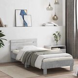  Okvir za krevet s LED svjetlom Betonska siva 80 x 200 cm - Betonska siva | shoptok.hr