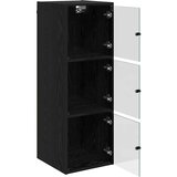  Ormar za Zid Crni hrast 35 x 37 x 102 cm Konstruirano drvo | shoptok.hr