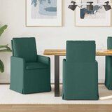  Trpezarijske stolice 2 pcs Tamnozelena 57 x 67 x 98 cm tkanina | shoptok.hr