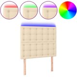  LED uzglavlje krem 90x5x118/128 cm od tkanine | shoptok.hr