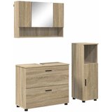  Set namještaja za kupaonicu 3 kom. Sonoma hrast | shoptok.hr