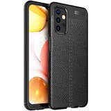 Cadorabo Case, združljiv s Samsungom v Deep Black - zaščitni pokrov iz silikona TPU z plemenito imitacijsko usnjeno uporabo, (20582822) Cene