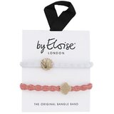 By Eloise London Bangle Set Coral Beach elastika za lase | Shoptok.si
