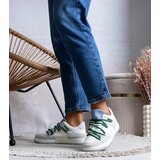 Gemre Gray sneakers with green laces Arcobaleno | shoptok.hr