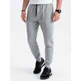 Ombre Men's sweatpants joggers - grey melange Cene
