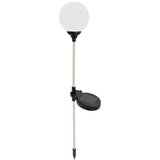  Solarna baštenska lampa sa staklenom loptom rgb Cene