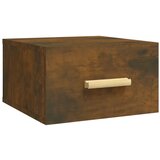 Maison Chic Stenska Nočna omarica - Nočna miza dimljeni hrast 35x35x20 cm, (21689869) Cene