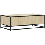 vidaXL Klubska mizica sonoma hrast 100x57x35 cm inženir. les in kovina | Shoptok.si