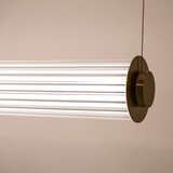 Zuma line 1232 - LED prigušiva luster na sajli COMO LED/39W/230V 2700-6500K zlatna + daljinski upravljač | Eponuda.com