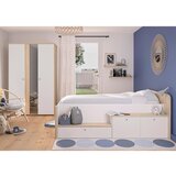 MID.YOU POSTELJA S PREDALOM 90 cm x 200 cm , bela, barve oreha | Shoptok.si