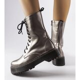 Gemre Brown metallic Calcirelli work boots | ePonuda.com