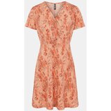 Pieces Emanuelle Obleka Oranžna | Shoptok.si