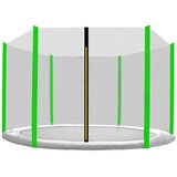 Aga Zaštitna mreža za trampolin ukupnog promjera 250 cm na 6 šipki svijetlo zelena AGA MR1508OUT-6LG - crno - svijetlo zelena Cijene