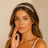 Crystallove Clear Quartz Hairband obroč za lase 1 kos | Shoptok.si