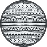 Vanjski tepih crni Ø 120 cm PP | shoptok.hr