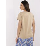 BASIC Feel Good T-shirt-CLM-TS-1639.12-beige | Eponuda.ba