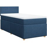  Krevet s oprugama i madracem plavi 80x200 cm od tkanine | shoptok.hr