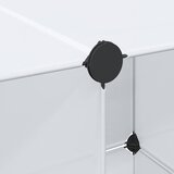  Modularni ormarić s 9 odjeljaka 109x36,5x143 cm bijeli | shoptok.hr